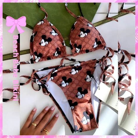 gucci mickey bikini